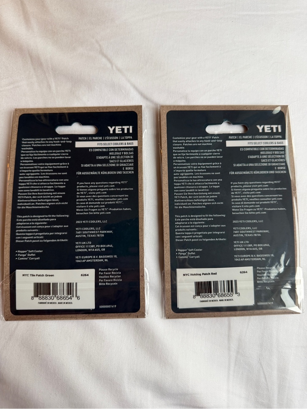 New York Exclusive Yeti Patch Set - Subway Tile Hotdog - Picture 2 of 2